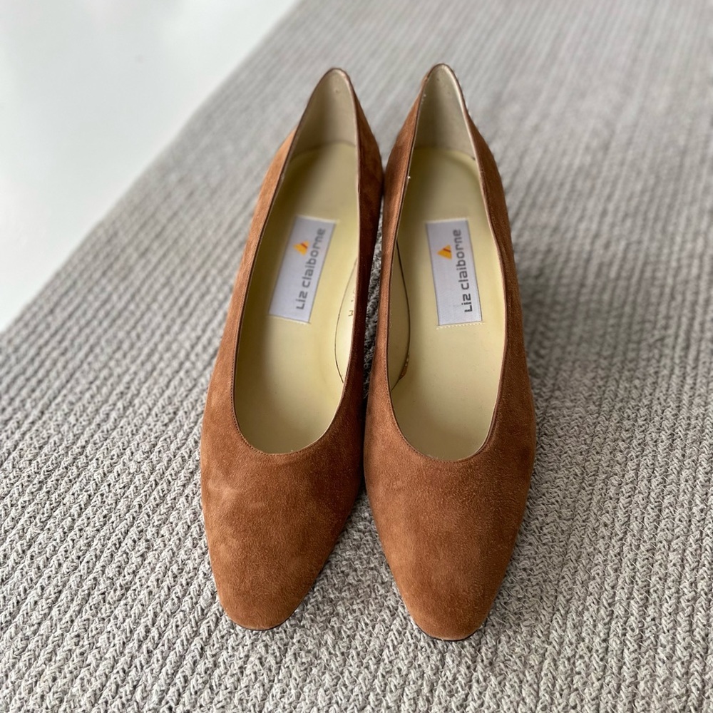 Liz Claiborne Women's Brown Suede Shoes